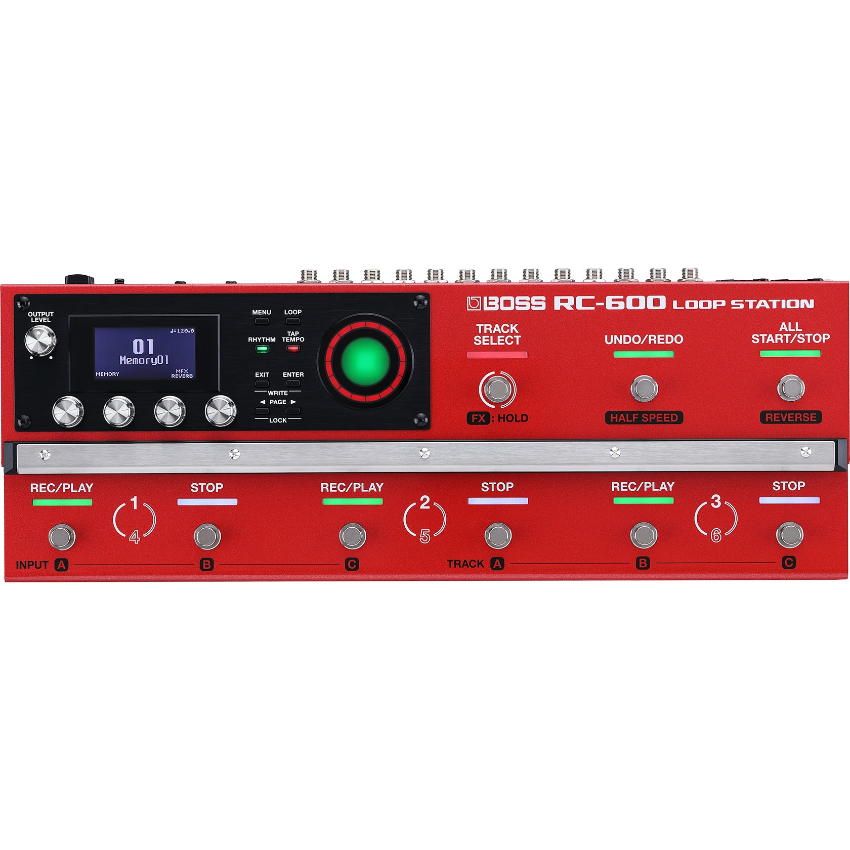 BOSS RC-600 Loop Station トップパネル